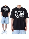 Dsquared Tennis Club Print Round T Shirt 71GD1379 - DSQUARED2 - BALAAN 1