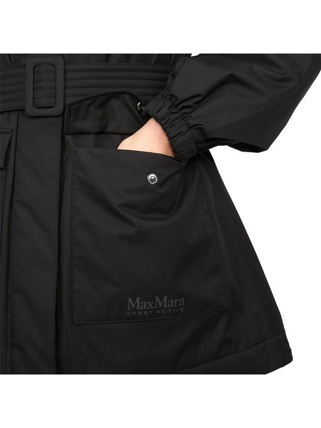 Circolo Hooded Padding Black - MAX MARA - BALAAN 11