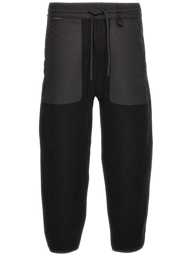 Men's Cotton Track Pants Black - MONCLER - BALAAN 2