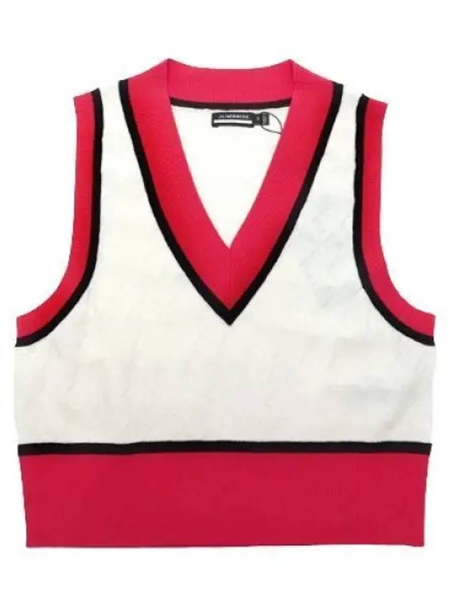 Golf Wear Women s Knit Vest AWKW09379 G064 - J.LINDEBERG - BALAAN 2