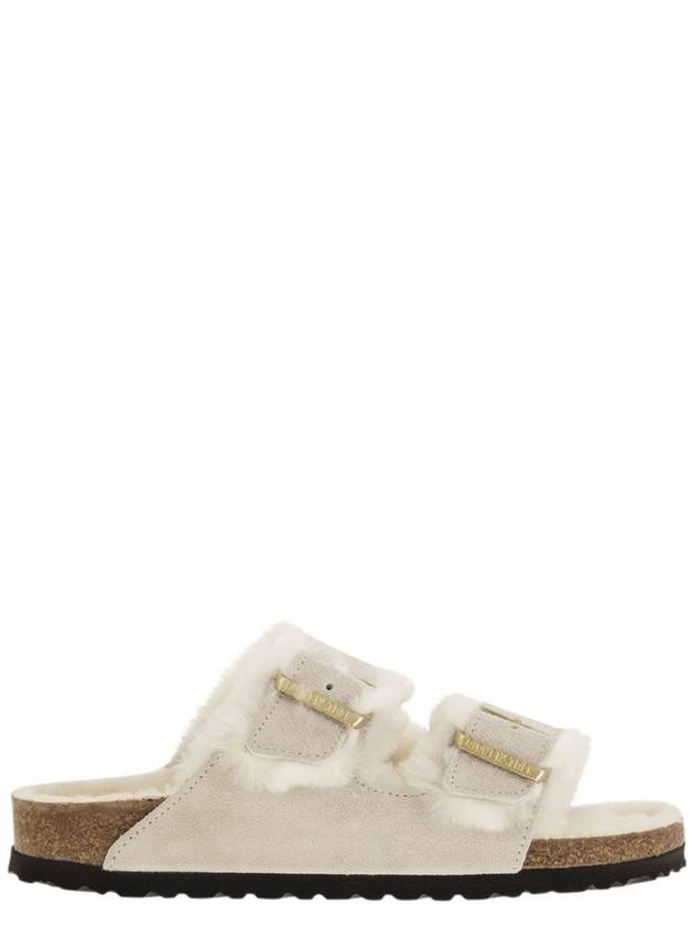 Arizona Shearling Slippers Antique White - BIRKENSTOCK - BALAAN 2