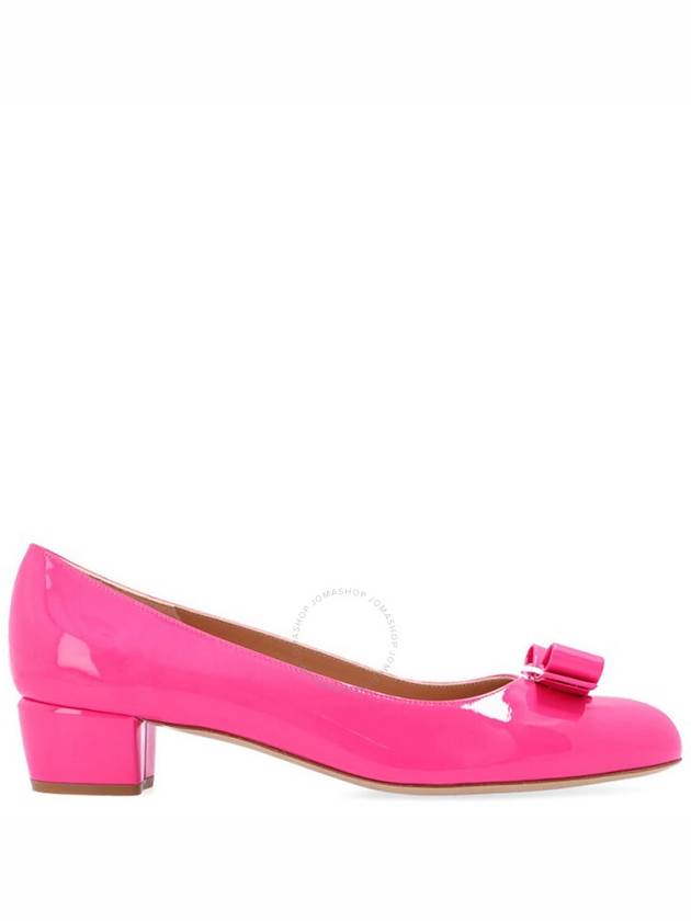 Salvatore Vara Bow Pumps Heel Hot Pink - SALVATORE FERRAGAMO - BALAAN 2