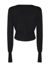 Bea Cropped Cardigan Black - VIVIENNE WESTWOOD - BALAAN 3