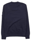 Lens Wappen Cotton Sweatshirt Navy - CP COMPANY - BALAAN 3