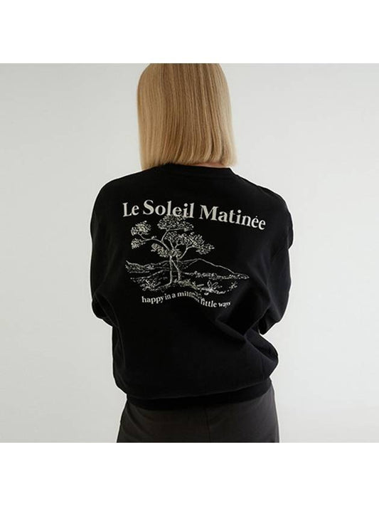 Luster Nature Sweat Shirt Black - LE SOLEIL MATINEE - BALAAN 1