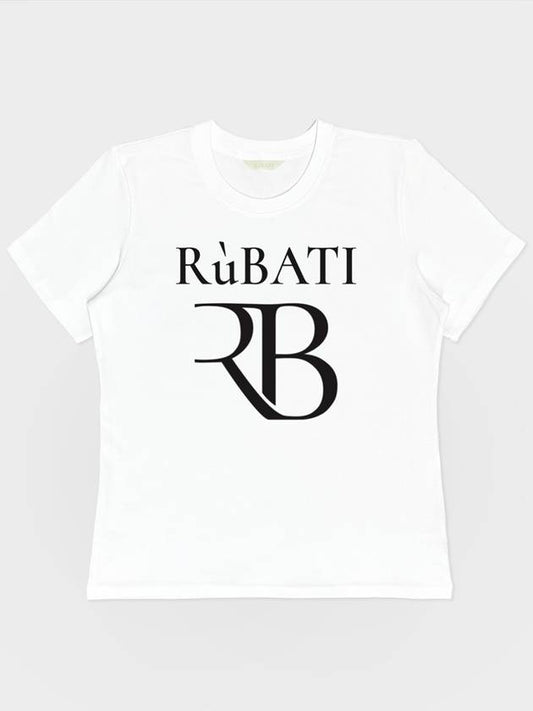 RB Logo Tshirt WHITE BLACK - RUBATI - BALAAN 1