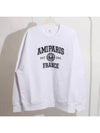 Logo Print Sweatshirt White - AMI - BALAAN 2