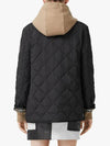 Diamond Quilted Thermoregulated Barn Jacket Black - BURBERRY - BALAAN 5