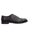 Men's Smooth Leather Lace-Up Oxford Black - TOD'S - BALAAN 1