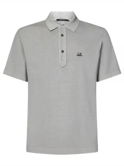 1020 Jersey Polo Shirt Grey - CP COMPANY - BALAAN 2