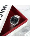 Transparent waterproof chrome black signature electronic wristwatch - CASIO - BALAAN 1