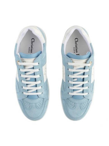 Star Suede Calfskin Low-Top Sneakers Pastel Blue - DIOR - BALAAN 1