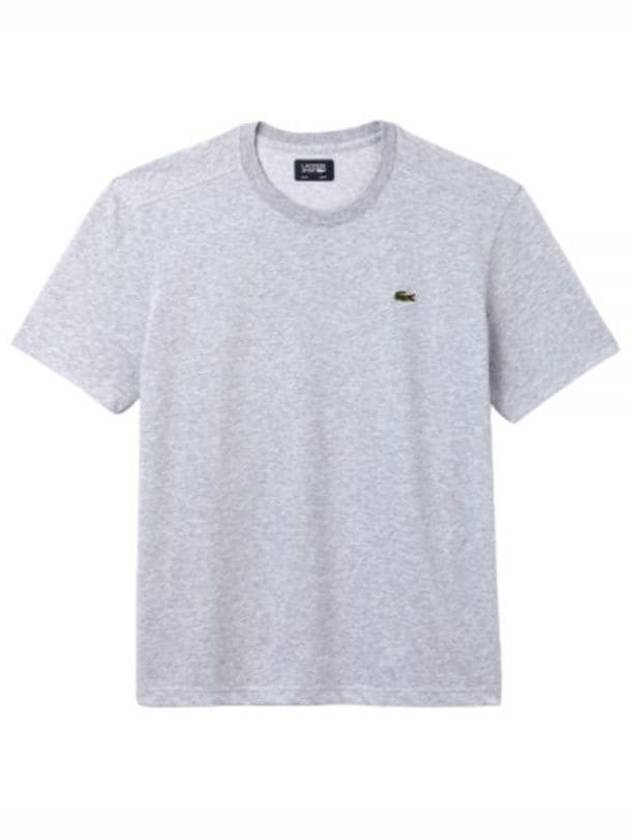 Men's Small Logo Sports Breathable Short Sleeve T-Shirt Grey - LACOSTE - BALAAN 2