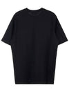 logo print short sleeve t-shirt black - MSGM - BALAAN 4