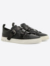 V Punk Low Top Sneakers Black - VALENTINO - BALAAN 3