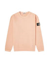 70% Recycled Cotton Fleece Tinto Terra Sweatshirt Pink - STONE ISLAND - BALAAN 2