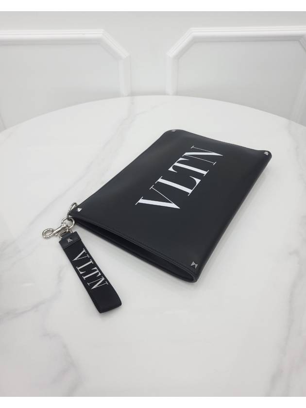 Rockstud document clutch keyring - VALENTINO - BALAAN 3