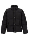 Garment Dyed Crinkle Reps Down Padding Black - STONE ISLAND - BALAAN 2