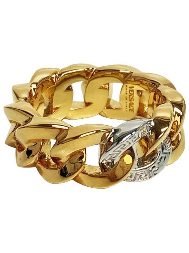 Medusa Chain Ring Gold - VERSACE - BALAAN 7