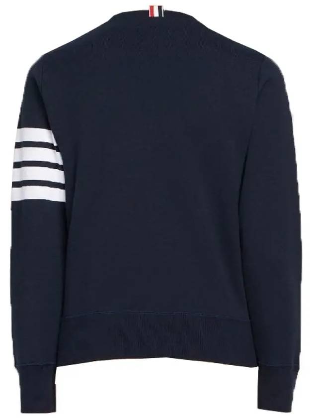 4 Bar Loopback Jersey Sweatshirt Navy - THOM BROWNE - BALAAN 4