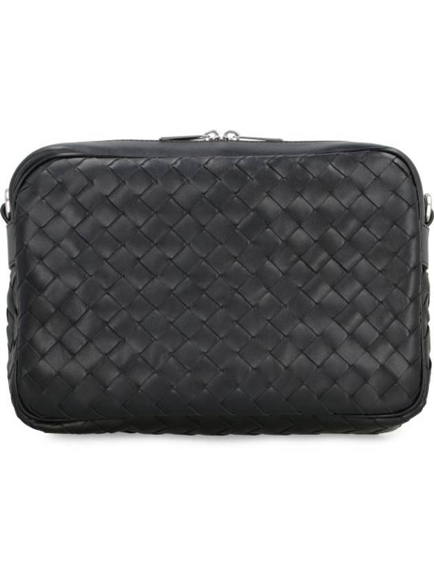 Intrecciato Camera Medium Cross Bag Black - BOTTEGA VENETA - BALAAN 5