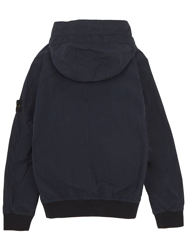 Kids Wappen Patch Wind Zip Up Hoodie Navy - STONE ISLAND - BALAAN 4