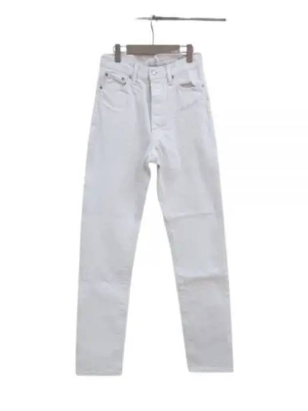 ORDINARY FITS 5P ANKLE DENIM white ONE WASH OM P110OW 5 pocket pants - CORDINARY - BALAAN 1