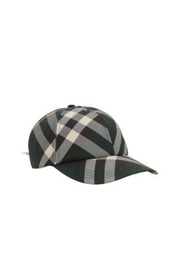 Check pattern ball cap green - BURBERRY - BALAAN 5