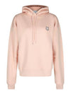 Bold Fox Head Patch Comfort Hoodie Pink - MAISON KITSUNE - BALAAN 1