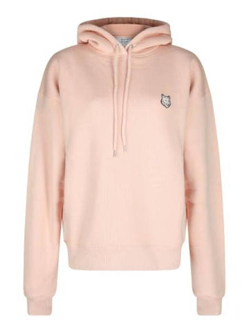 Bold Fox Head Patch Comfort Hoodie Pink - MAISON KITSUNE - BALAAN 1