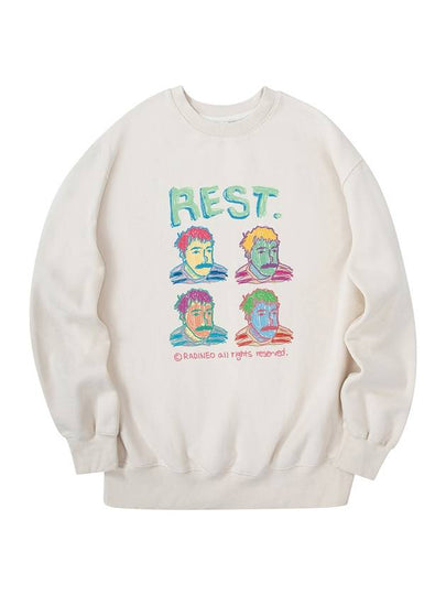 Rest Sweatshirt Cream - RADINEO - BALAAN 2