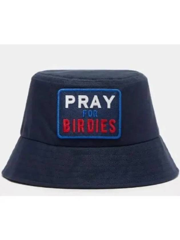 Pray for Birdies Cotton Bucket Hat Navy - G/FORE - BALAAN 2