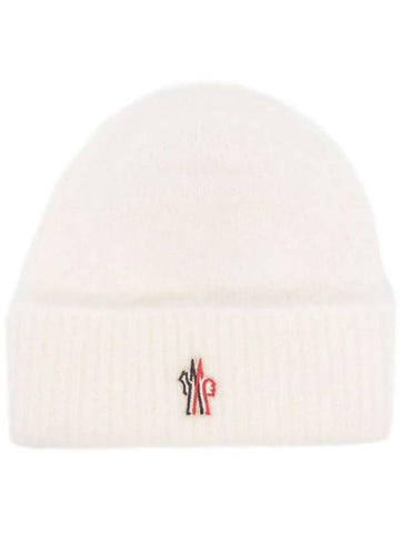 Wool Alpaca Beanie Snow White - MONCLER - BALAAN 1