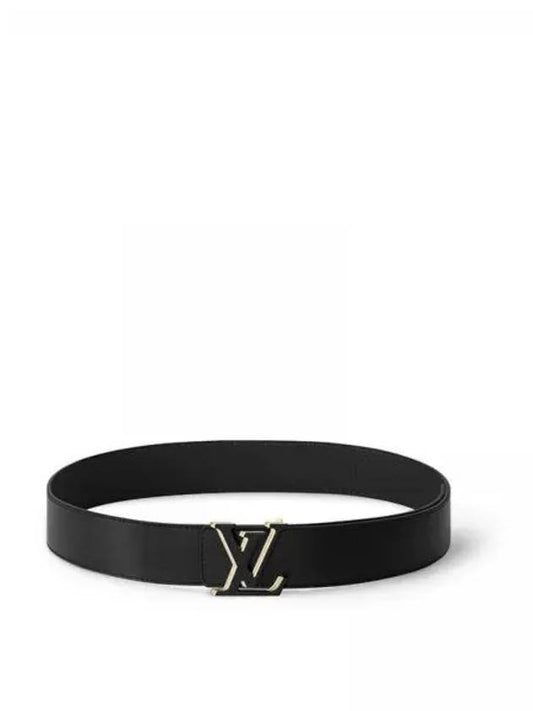Men's LV Optic Reversible Leather Belt Black - LOUIS VUITTON - BALAAN 2