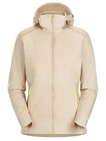 Women's Atom Lightweight Zip-Up Hoodie Beige - ARC'TERYX - BALAAN 2