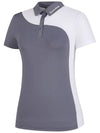 Logo Color Block Punching Collar Short Sleeve T-Shirt TWTYL6246 192 - TAYLORMADE - BALAAN 1