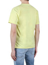 Tonal Fox Head Patch Regular Short Sleeve T-Shirt Lemon Yellow - MAISON KITSUNE - BALAAN 5