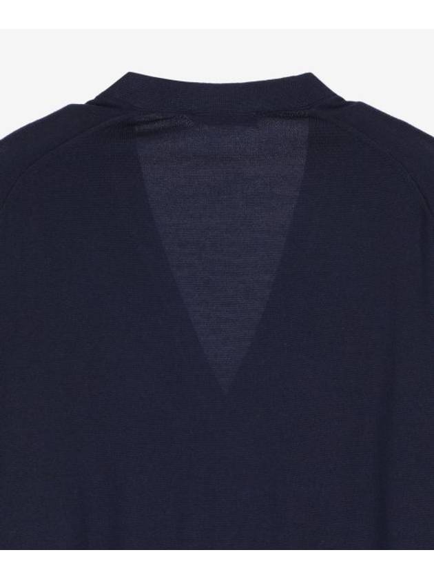 Dressed Fox Patch Relaxed Cardigan Navy - MAISON KITSUNE - BALAAN 5