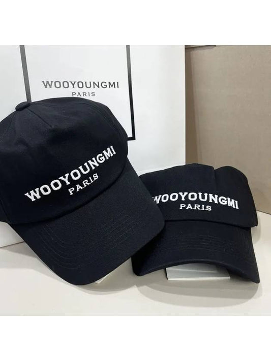 logo embroid ball cap black - WOOYOUNGMI - BALAAN 2