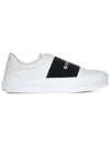 City Banding Logo Low Top Sneakers White - GIVENCHY - BALAAN 3