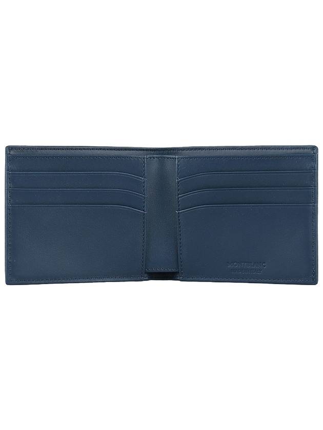 Meisterstuck Soft Grain Half Wallet Navy - MONTBLANC - 5