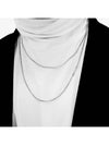 Men's Necklace Chain Layered CLEF CLEAN LINE - BASSCLEF - BALAAN 2