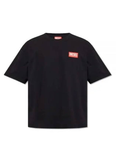 T Nlabel L1 Short Sleeve T-Shirt Black - DIESEL - BALAAN 2