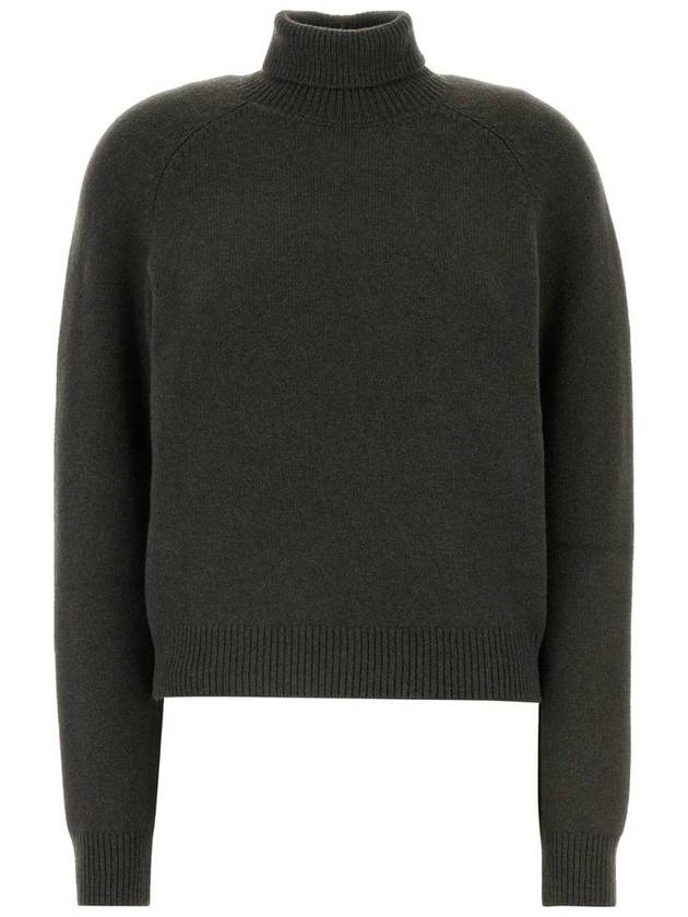 Pullover Cashmere Turtleneck Green - FENDI - BALAAN 2