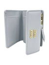 Matelasse Logo Half Wallet 5ML002 F0591 - MIU MIU - BALAAN 6