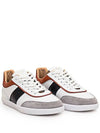 Leather Panel Low Top Sneakers White - TOD'S - BALAAN 3