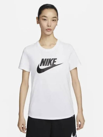 Sportswear Essential Logo Short Sleeve T-Shirt White - NIKE - BALAAN 2