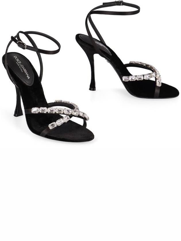 Dolce & Gabbana Satin Sandals - DOLCE&GABBANA - BALAAN 3