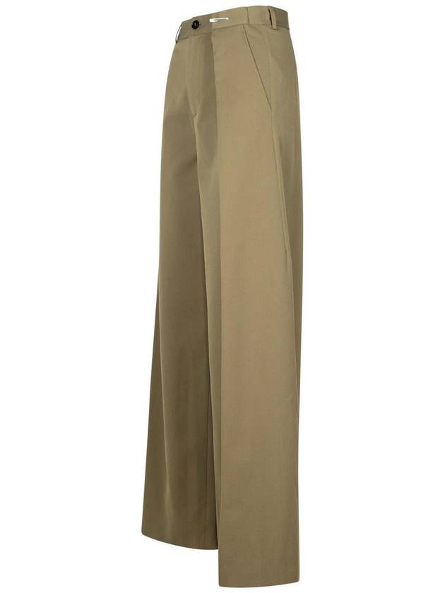 Mm6 Maison Margiela Beige Polyester Blend Trousers - MAISON MARGIELA - BALAAN 2