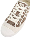 Original GG Fabric Low Top Sneakers Beige - GUCCI - BALAAN 8